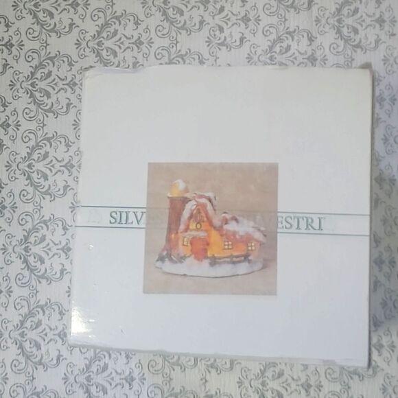 Vintage Silvestri Butternut Squash Dairy Christmas Light House 724/7500 - Picture 14 of 15